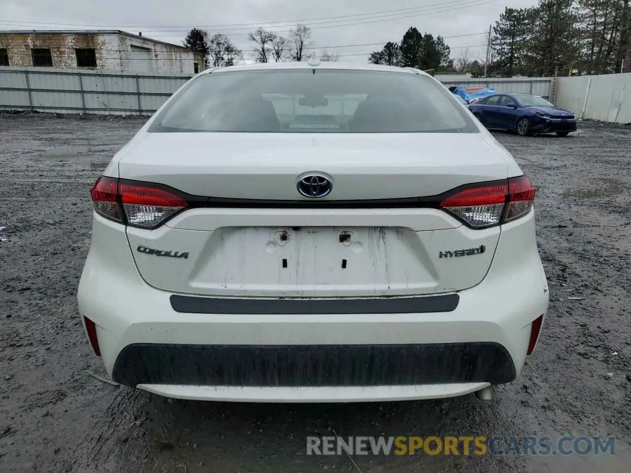 6 fotografías del automóvil dañado JTDEAMDE6MJ021967 TOYOTA COROLLA 2021