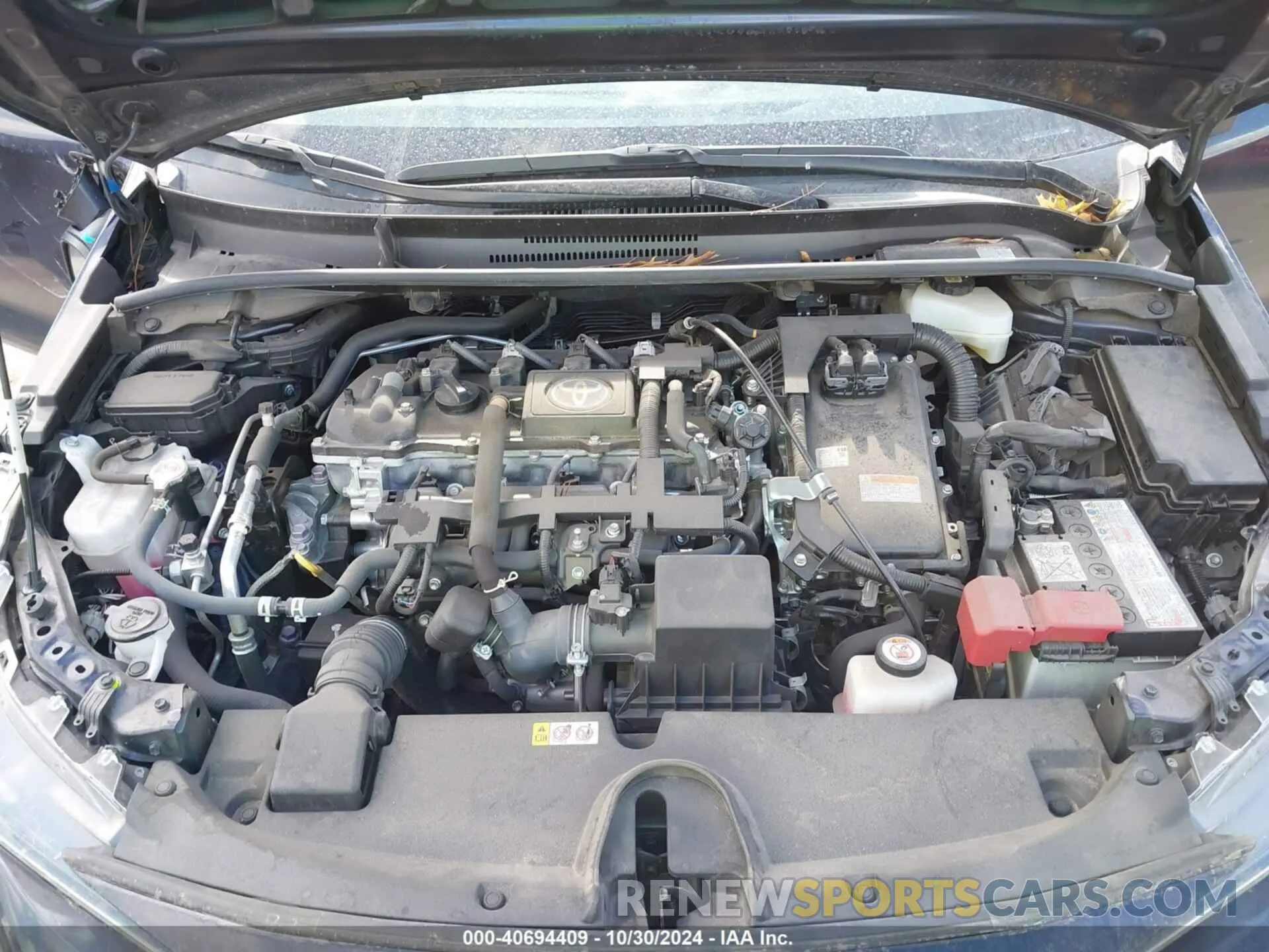 10 fotografías del automóvil dañado JTDEAMDE6MJ031172 TOYOTA COROLLA 2021