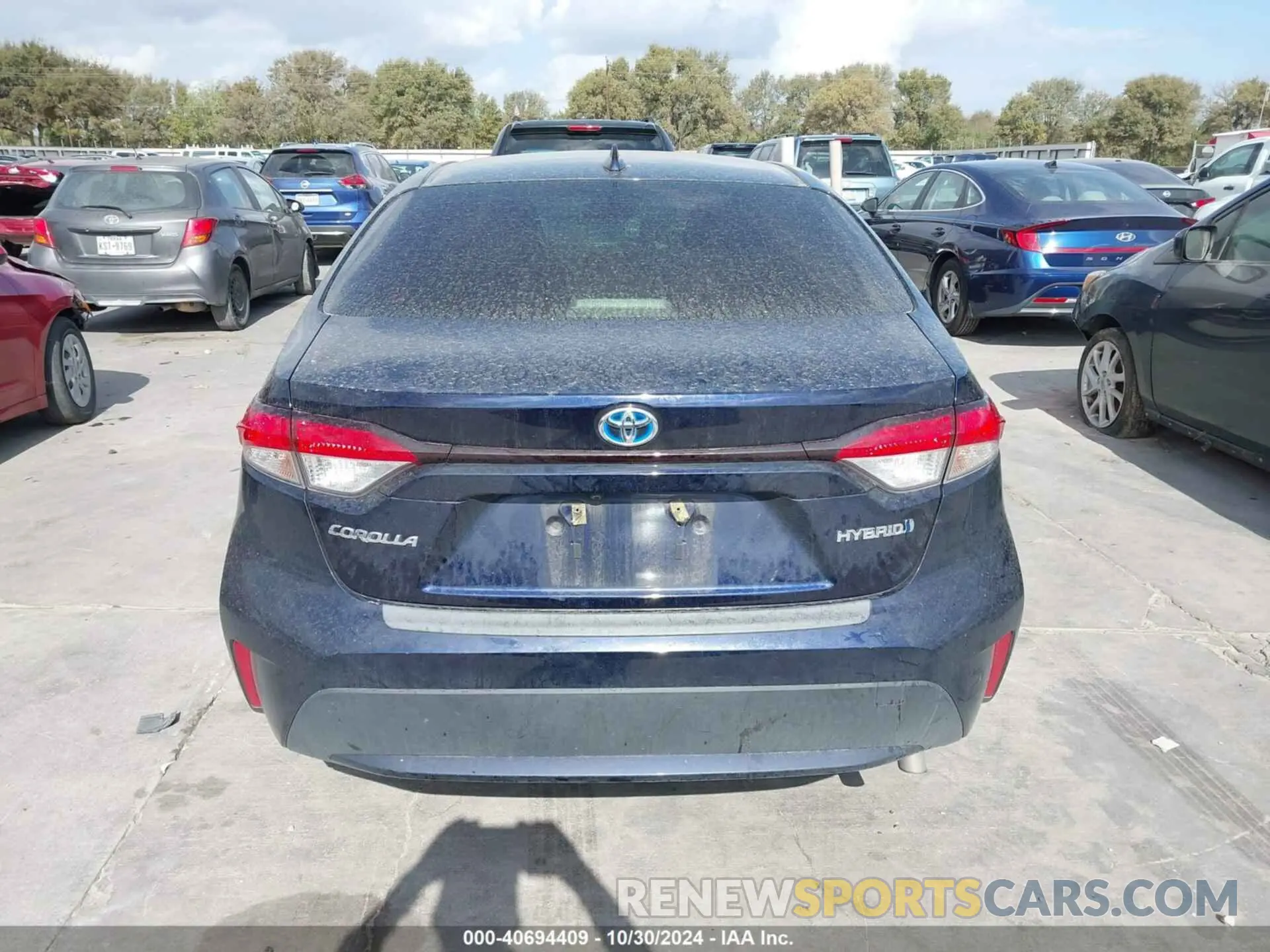 15 fotografías del automóvil dañado JTDEAMDE6MJ031172 TOYOTA COROLLA 2021