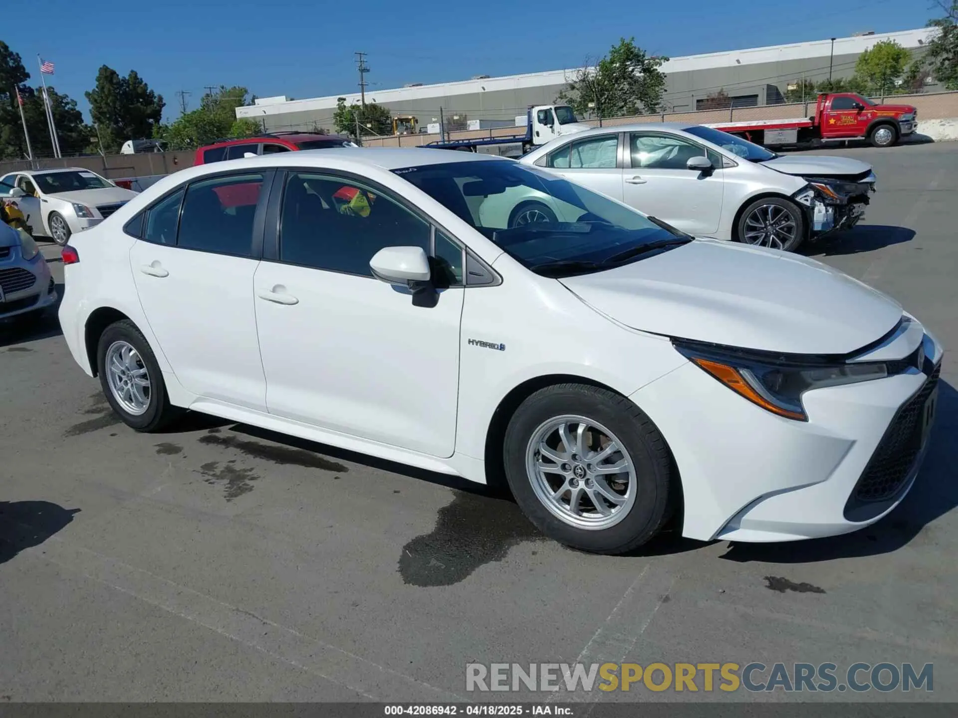 1 fotografías del automóvil dañado JTDEAMDE6MJ032371 TOYOTA COROLLA 2021