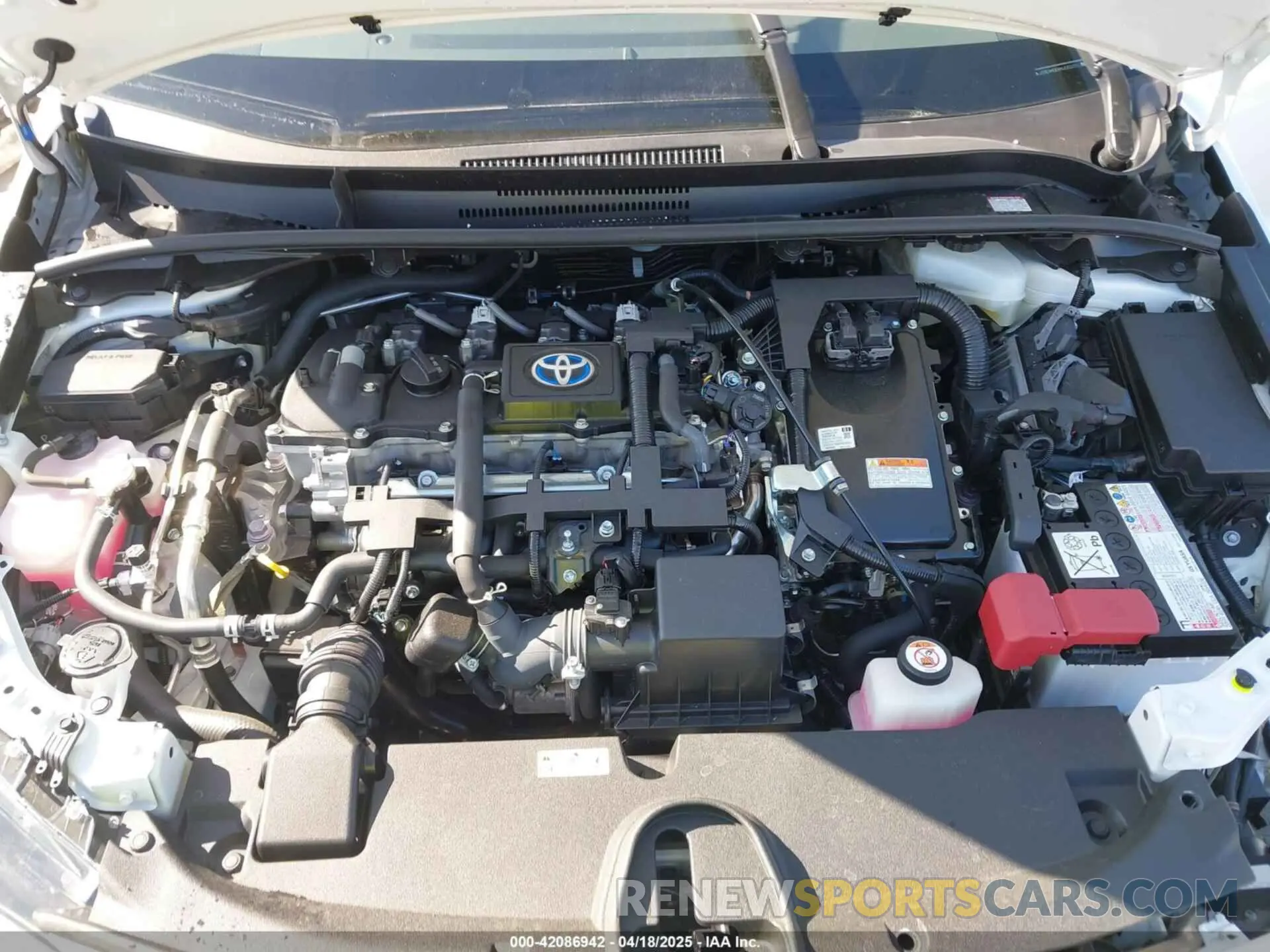 10 fotografías del automóvil dañado JTDEAMDE6MJ032371 TOYOTA COROLLA 2021