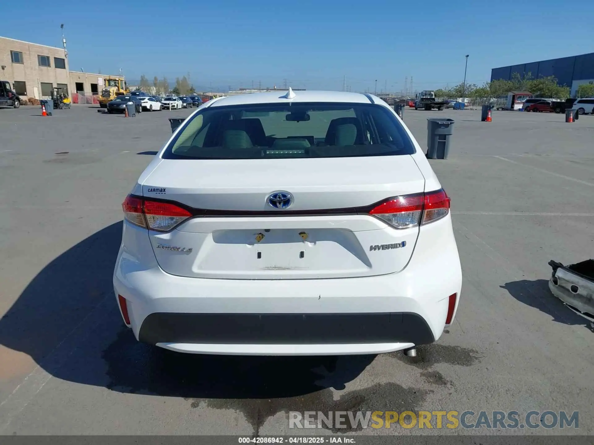 17 fotografías del automóvil dañado JTDEAMDE6MJ032371 TOYOTA COROLLA 2021