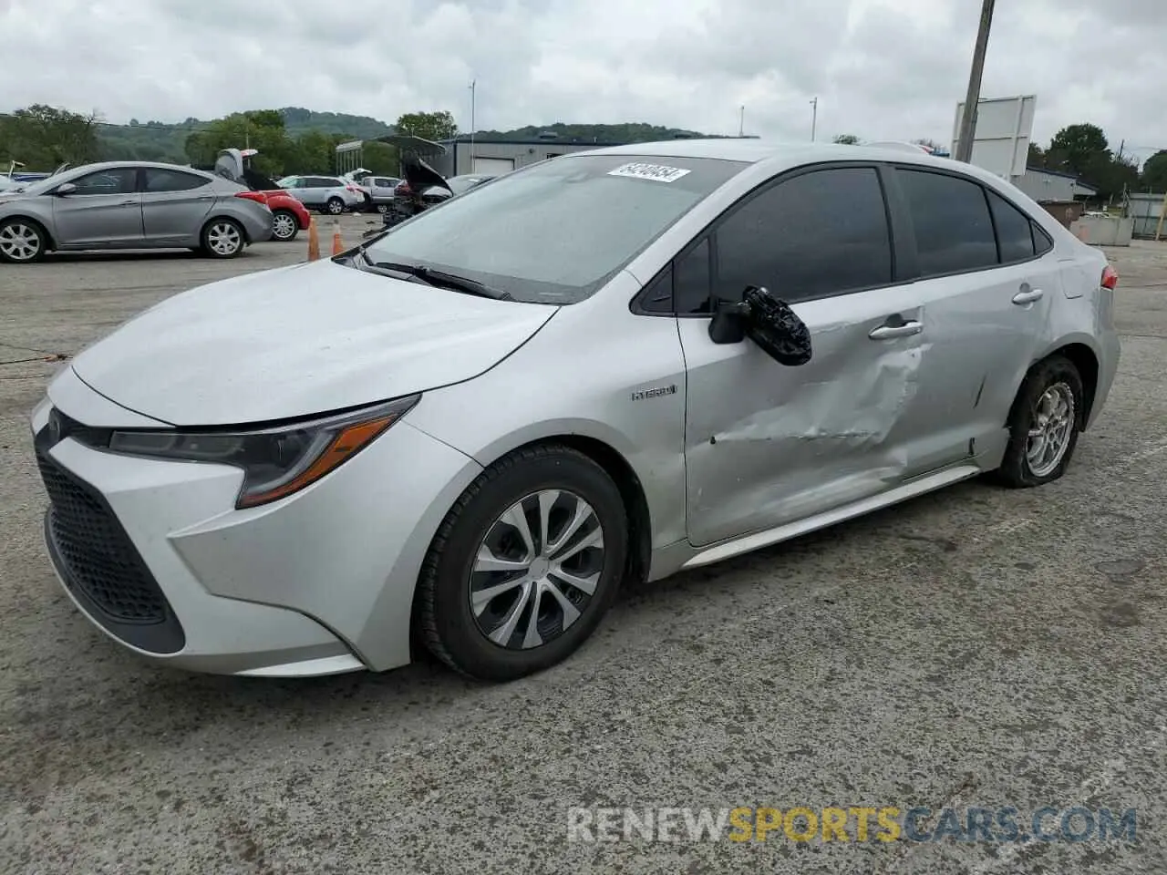 1 fotografías del automóvil dañado JTDEAMDE6MJ035609 TOYOTA COROLLA 2021