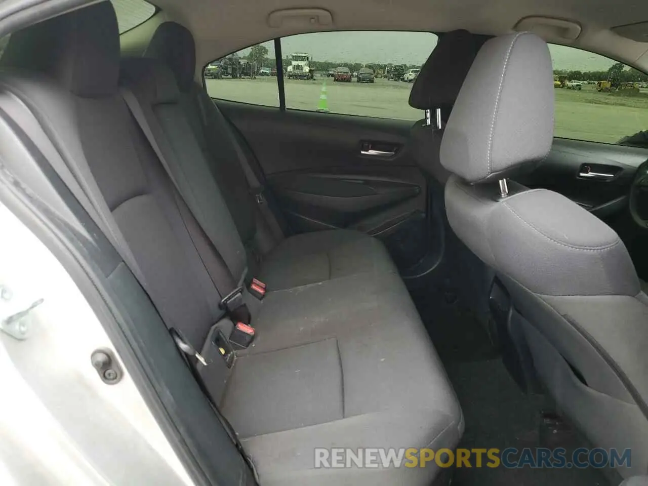 10 fotografías del automóvil dañado JTDEAMDE6MJ035609 TOYOTA COROLLA 2021