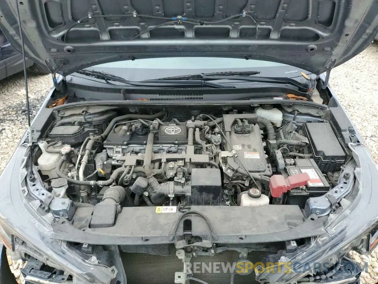11 fotografías del automóvil dañado JTDEAMDE7MJ002019 TOYOTA COROLLA 2021