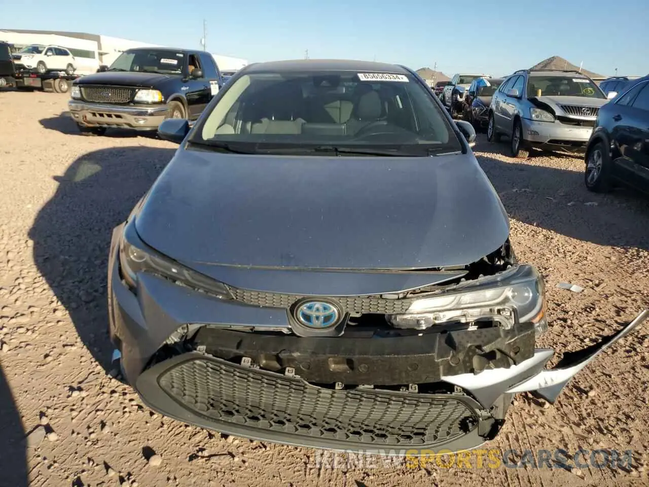 5 fotografías del automóvil dañado JTDEAMDE7MJ006538 TOYOTA COROLLA 2021