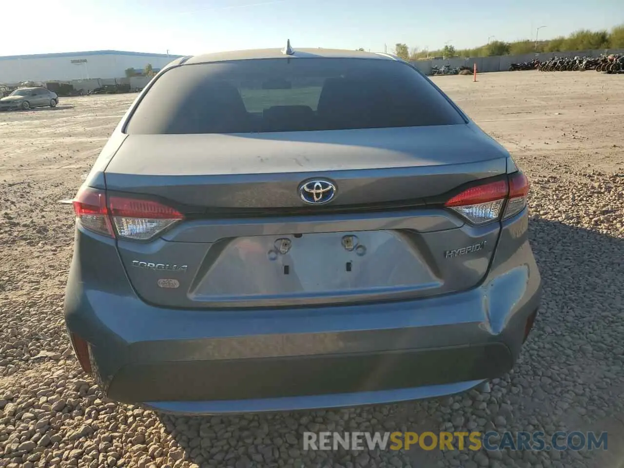 6 fotografías del automóvil dañado JTDEAMDE7MJ006538 TOYOTA COROLLA 2021