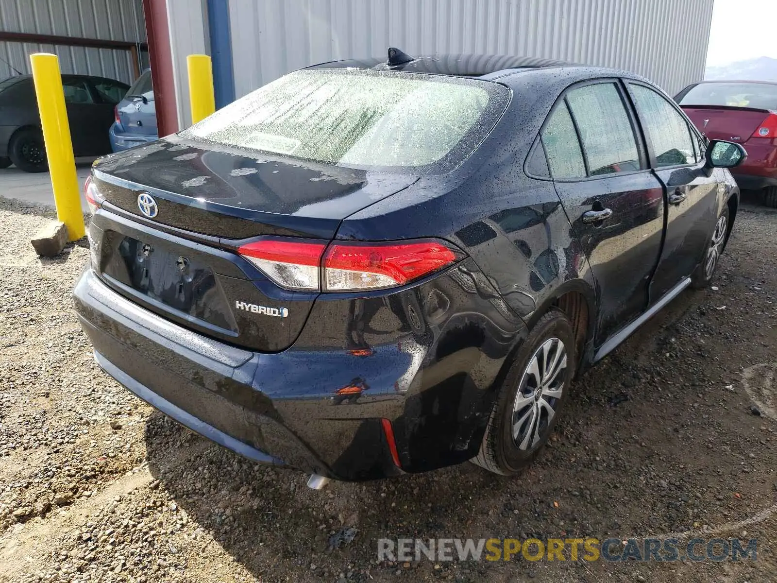4 fotografías del automóvil dañado JTDEAMDE7MJ011626 TOYOTA COROLLA 2021