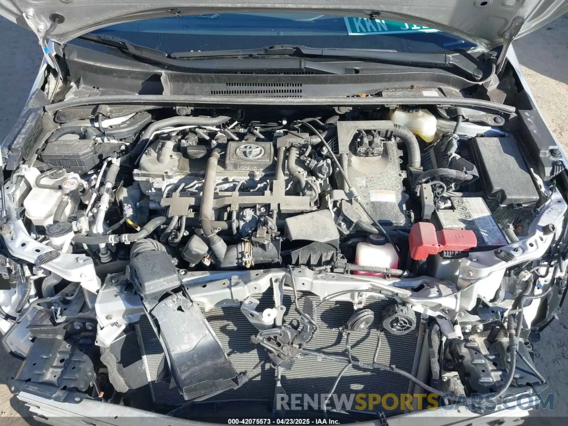 10 fotografías del automóvil dañado JTDEAMDE7MJ014929 TOYOTA COROLLA 2021