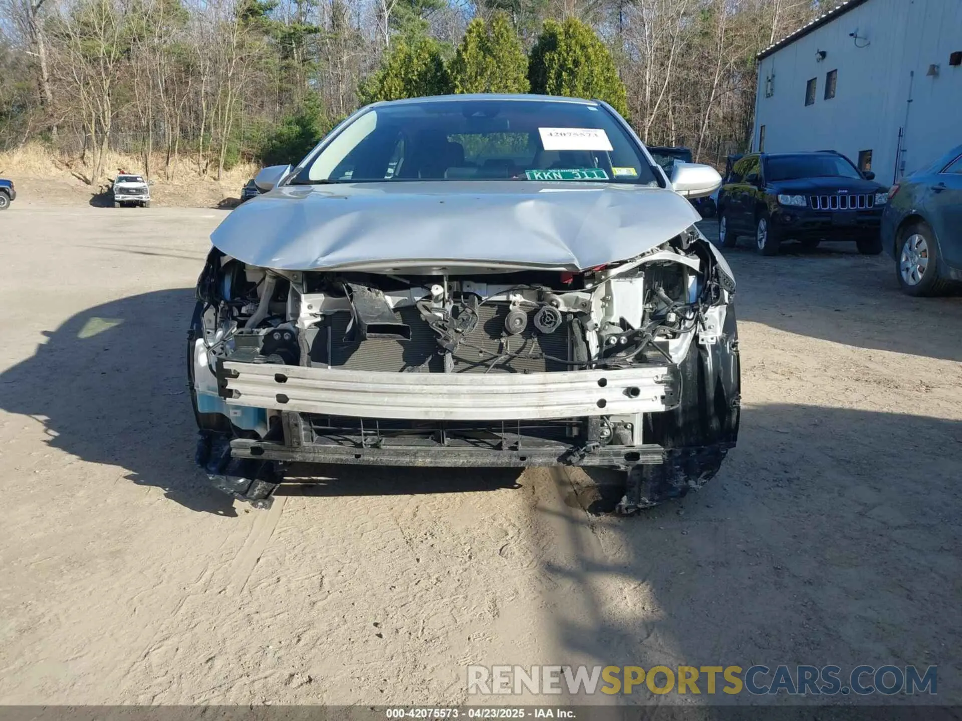 12 fotografías del automóvil dañado JTDEAMDE7MJ014929 TOYOTA COROLLA 2021
