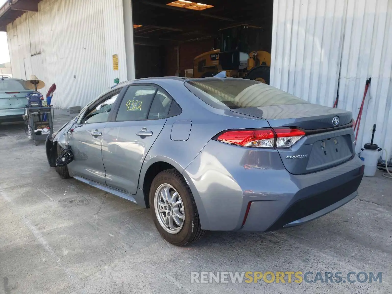3 fotografías del automóvil dañado JTDEAMDE7MJ027759 TOYOTA COROLLA 2021