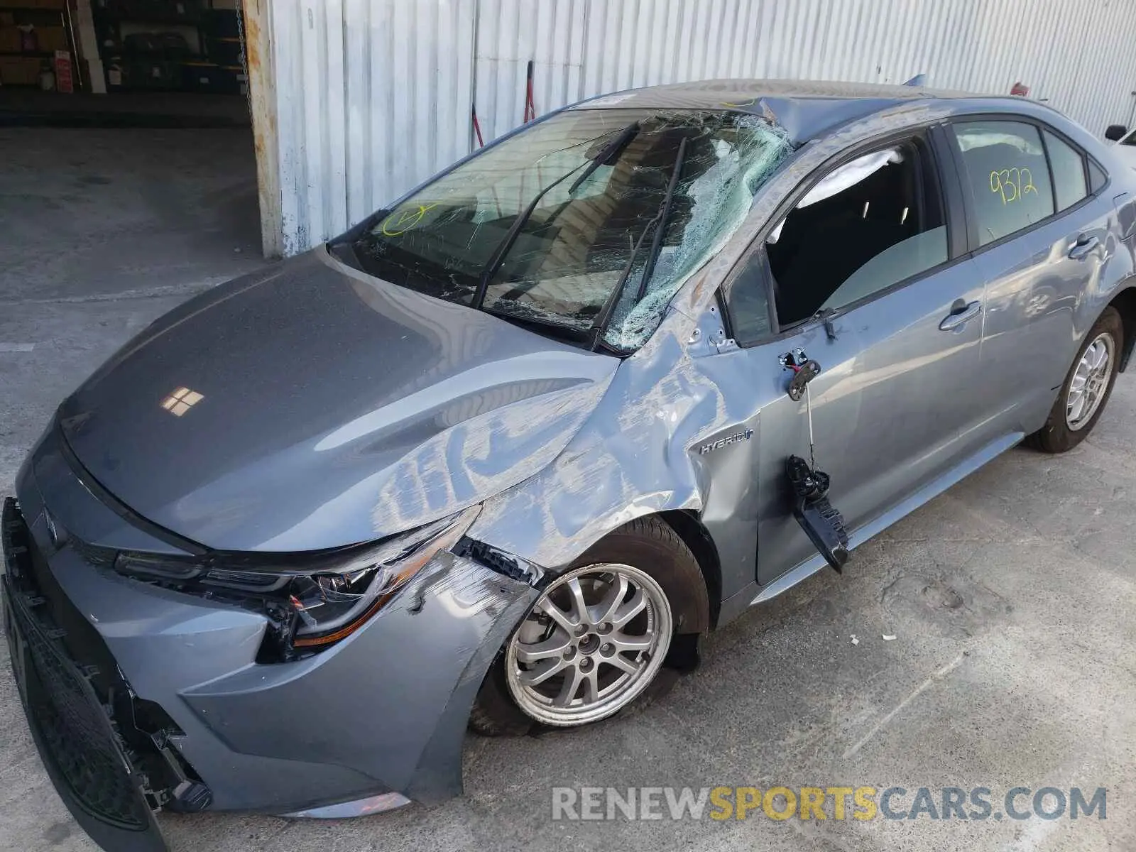 9 fotografías del automóvil dañado JTDEAMDE7MJ027759 TOYOTA COROLLA 2021