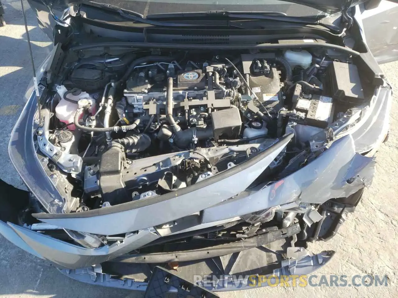 7 fotografías del automóvil dañado JTDEAMDE7MJ027857 TOYOTA COROLLA 2021