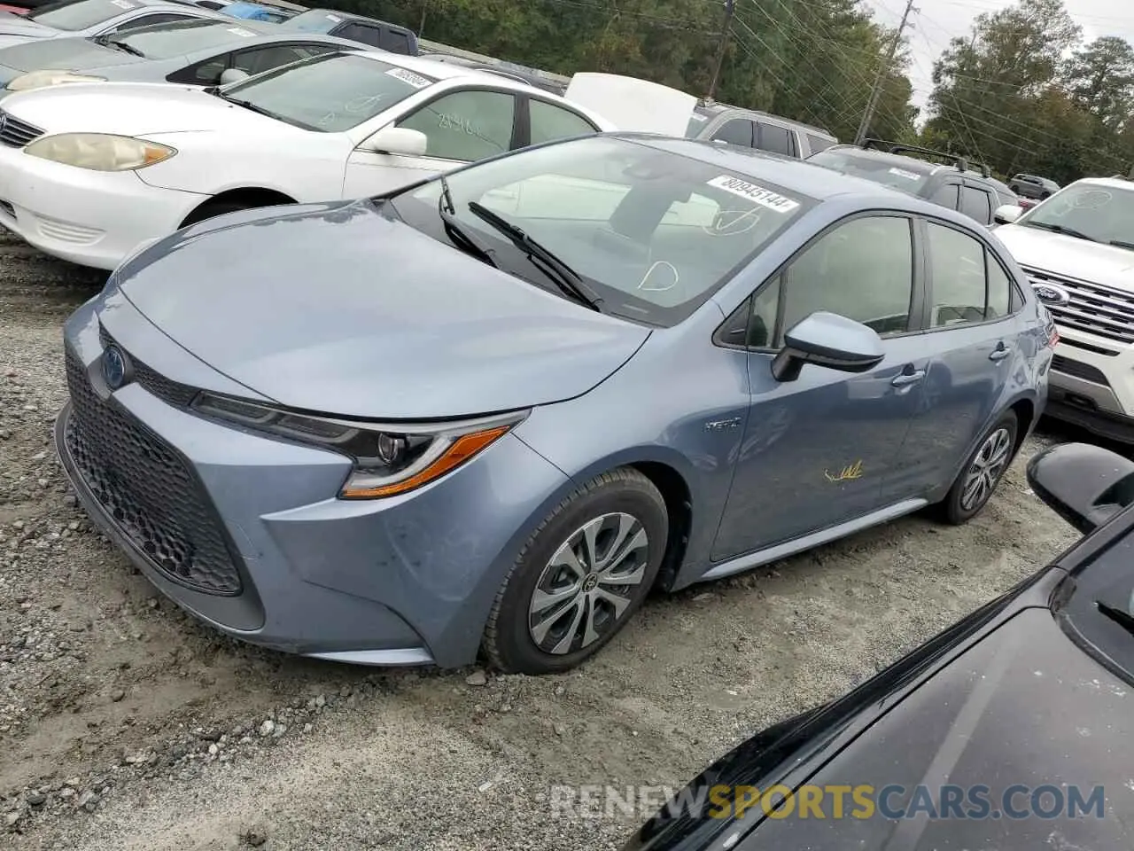 1 fotografías del automóvil dañado JTDEAMDE7MJ032198 TOYOTA COROLLA 2021