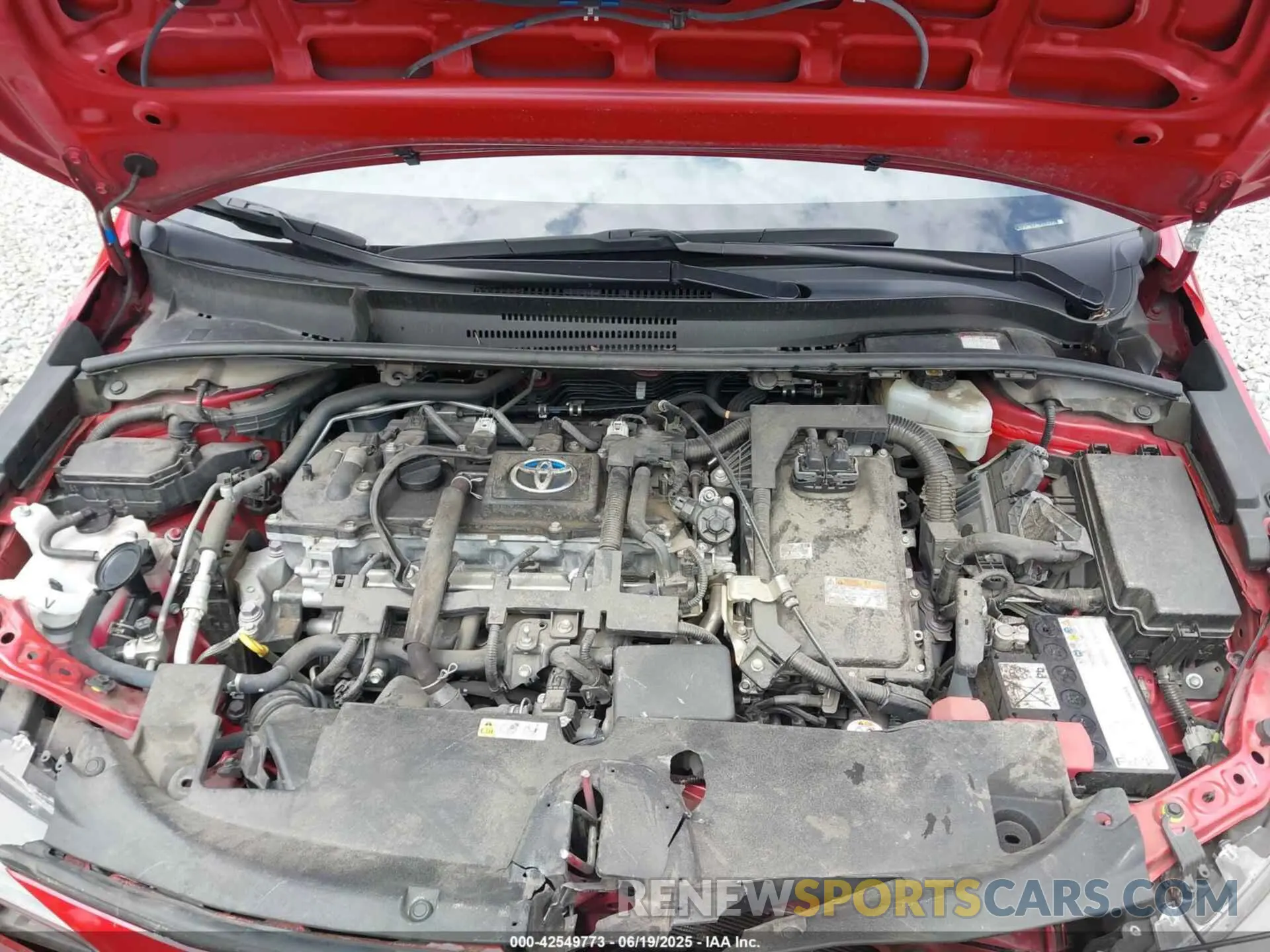 10 fotografías del automóvil dañado JTDEAMDE8MJ003325 TOYOTA COROLLA 2021