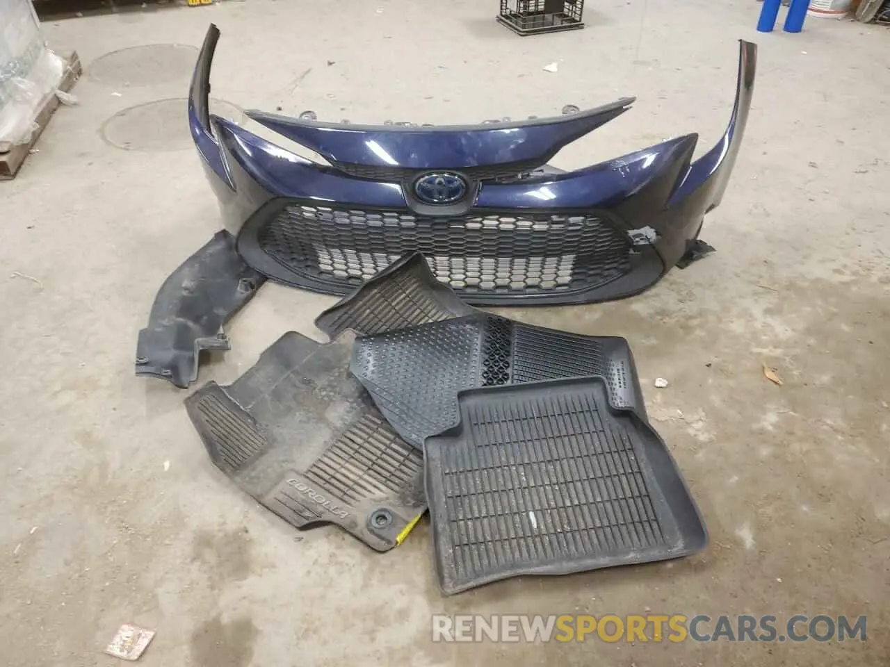 12 fotografías del automóvil dañado JTDEAMDE8MJ004670 TOYOTA COROLLA 2021