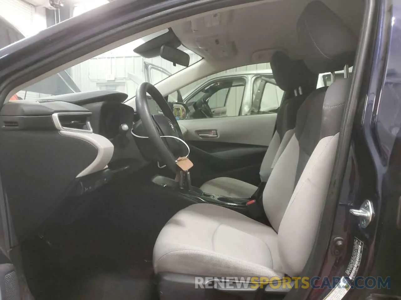 7 fotografías del automóvil dañado JTDEAMDE8MJ004670 TOYOTA COROLLA 2021