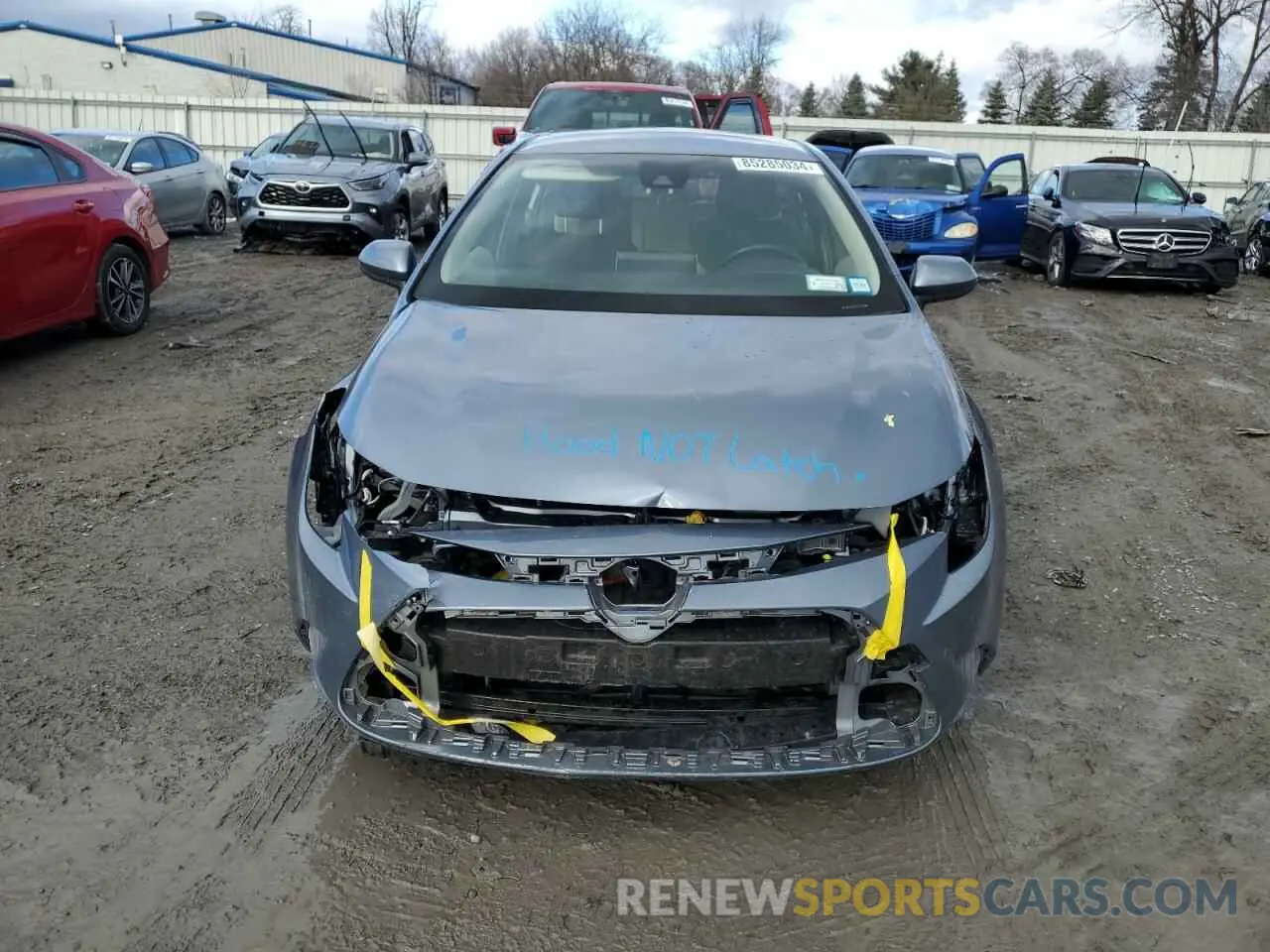 5 fotografías del automóvil dañado JTDEAMDE8MJ007794 TOYOTA COROLLA 2021