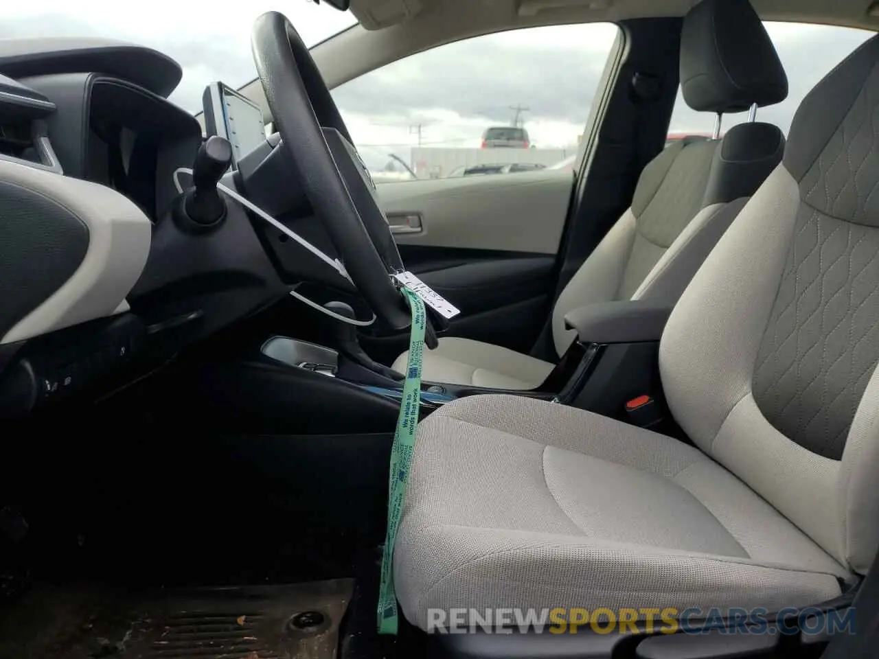 7 fotografías del automóvil dañado JTDEAMDE8MJ007794 TOYOTA COROLLA 2021