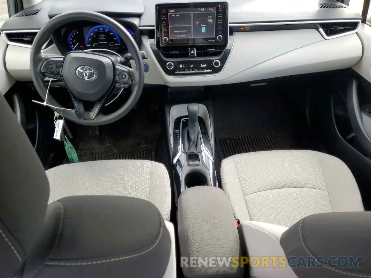 8 fotografías del automóvil dañado JTDEAMDE8MJ007794 TOYOTA COROLLA 2021