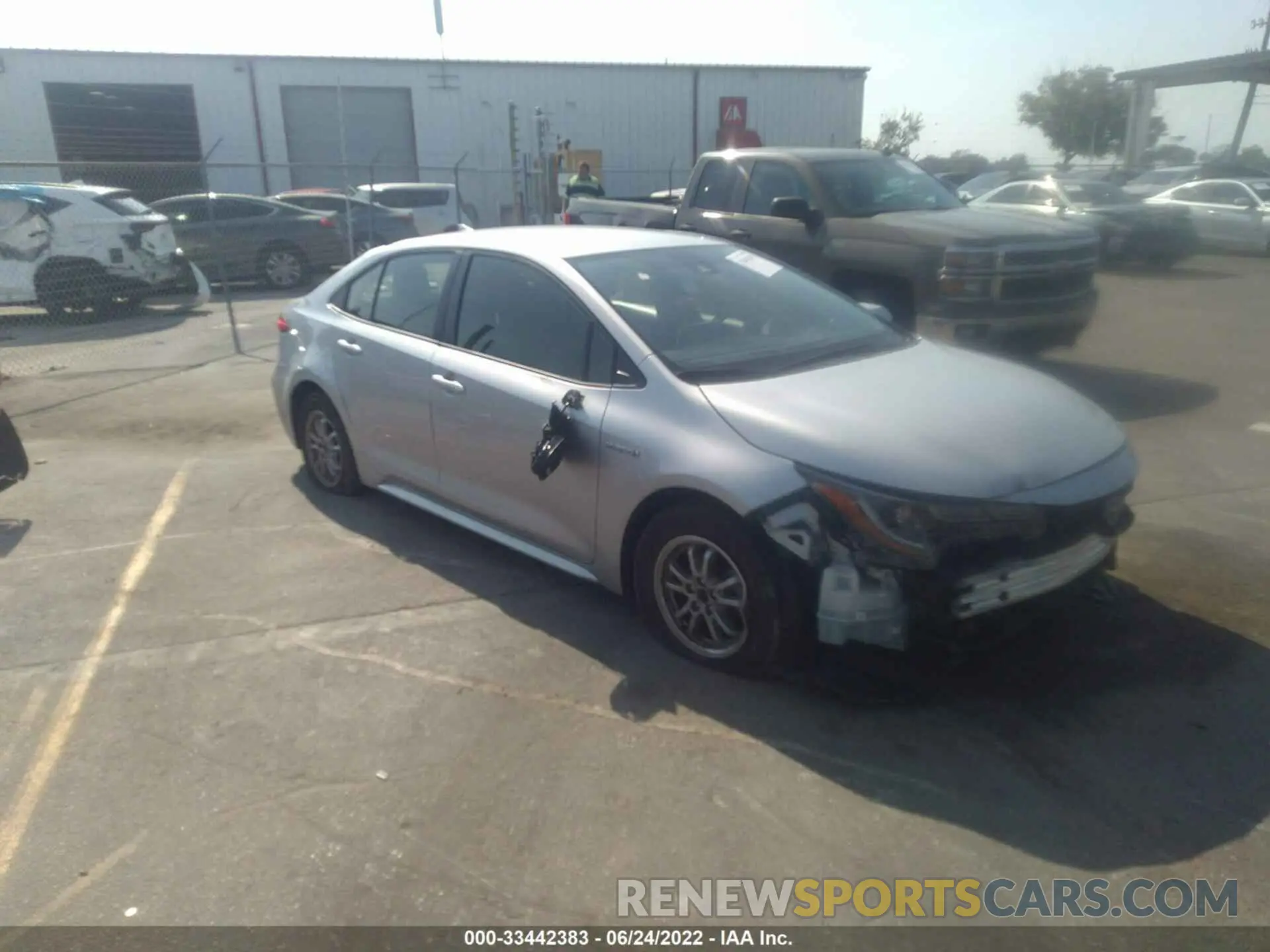 1 fotografías del automóvil dañado JTDEAMDE8MJ007889 TOYOTA COROLLA 2021