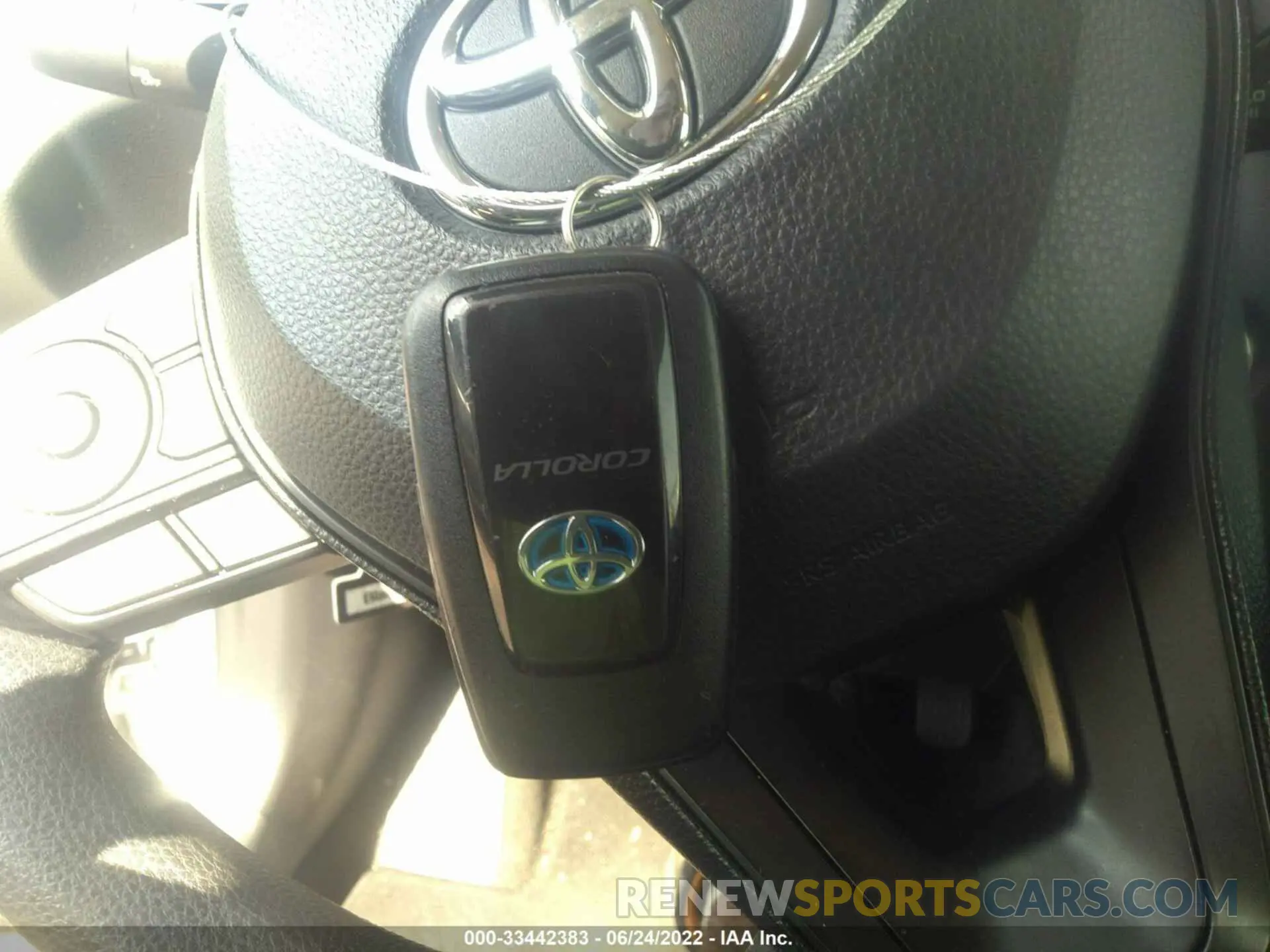 11 fotografías del automóvil dañado JTDEAMDE8MJ007889 TOYOTA COROLLA 2021