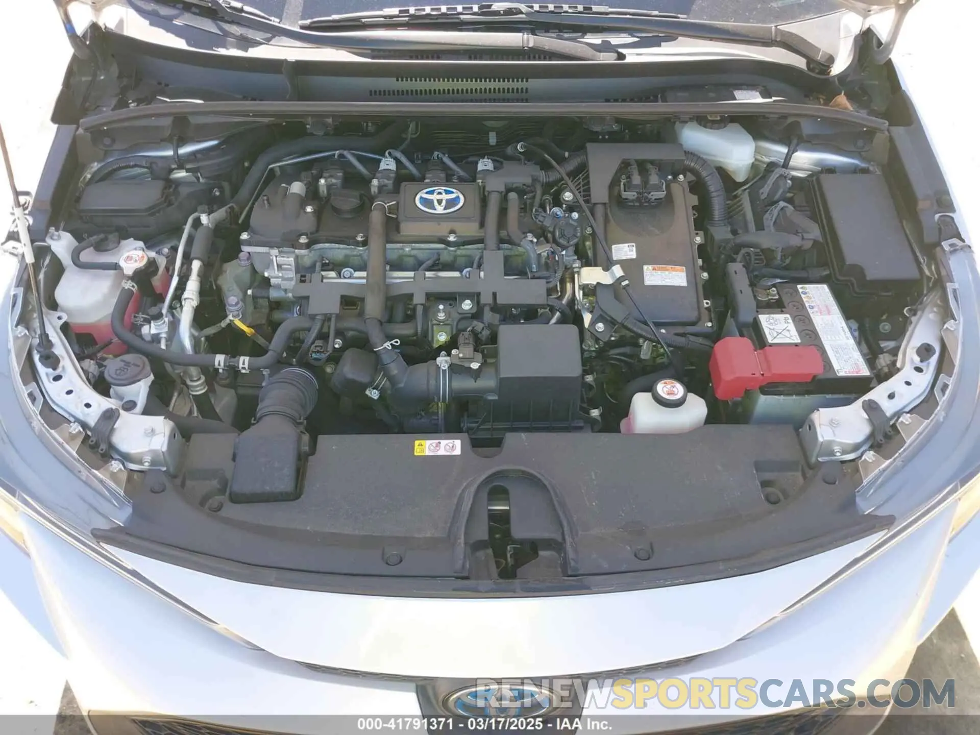 10 fotografías del automóvil dañado JTDEAMDE8MJ011201 TOYOTA COROLLA 2021