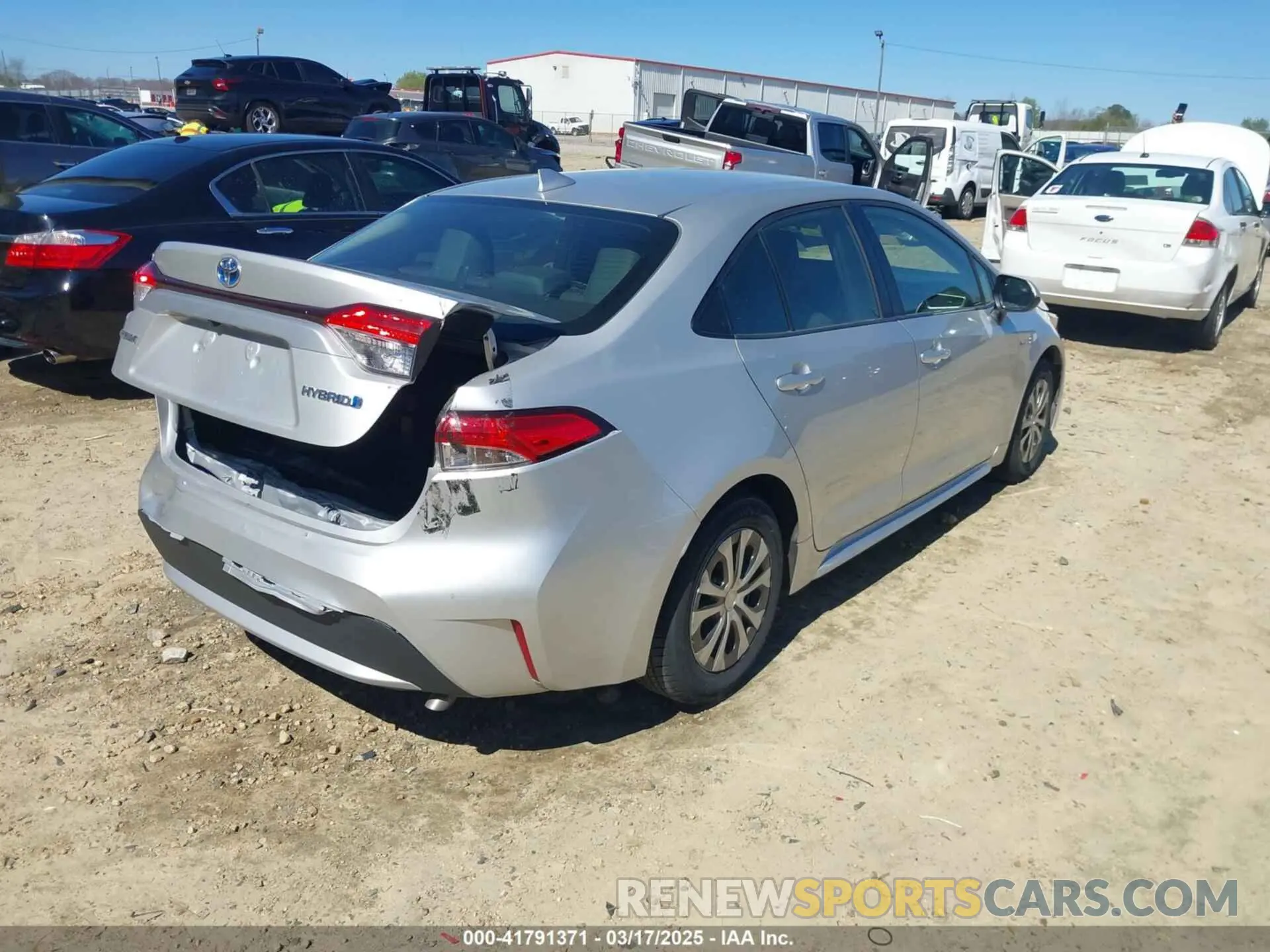 4 fotografías del automóvil dañado JTDEAMDE8MJ011201 TOYOTA COROLLA 2021