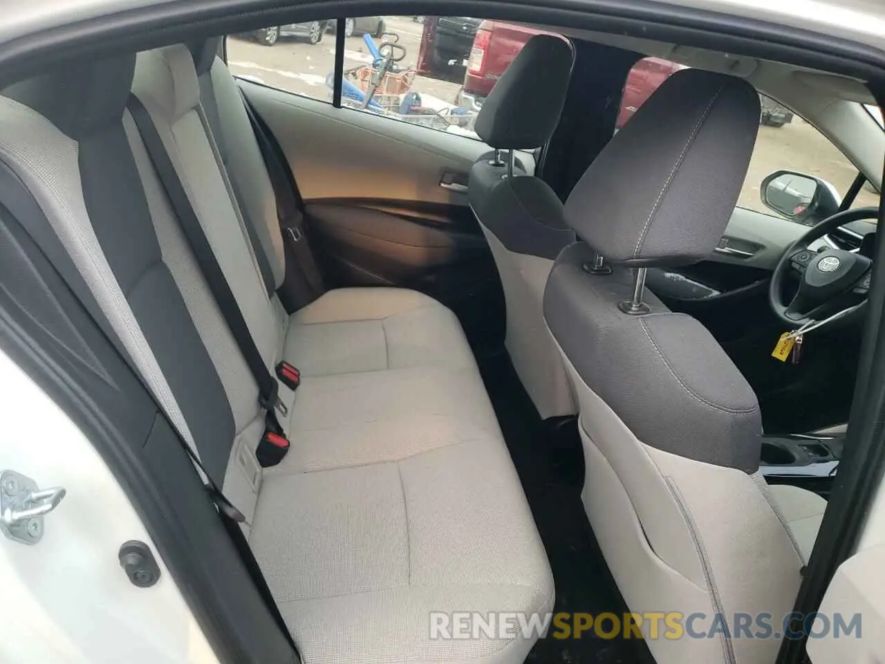 6 fotografías del automóvil dañado JTDEAMDE8MJ018634 TOYOTA COROLLA 2021