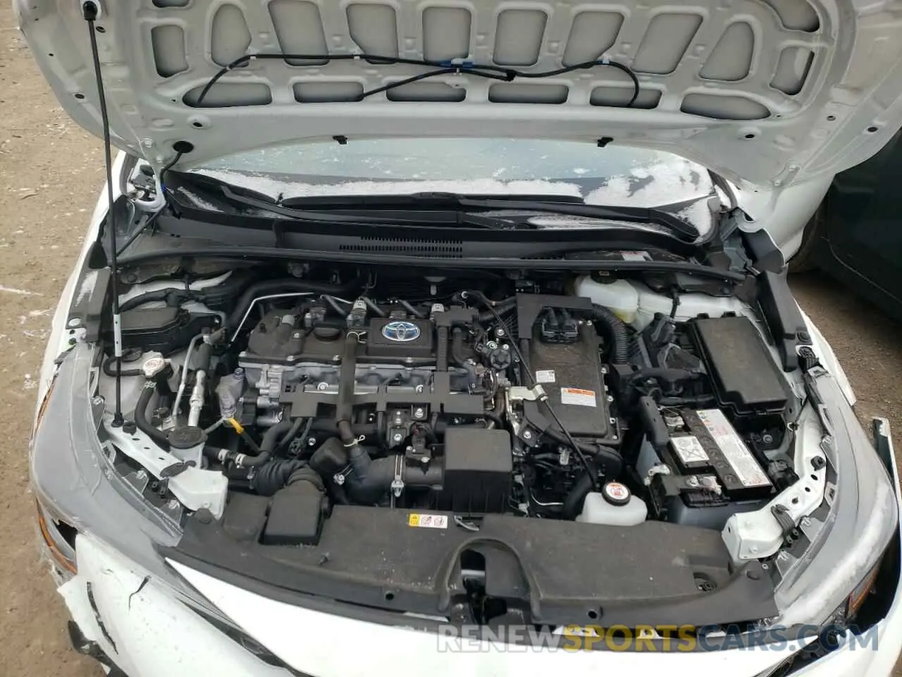 7 fotografías del automóvil dañado JTDEAMDE8MJ018634 TOYOTA COROLLA 2021