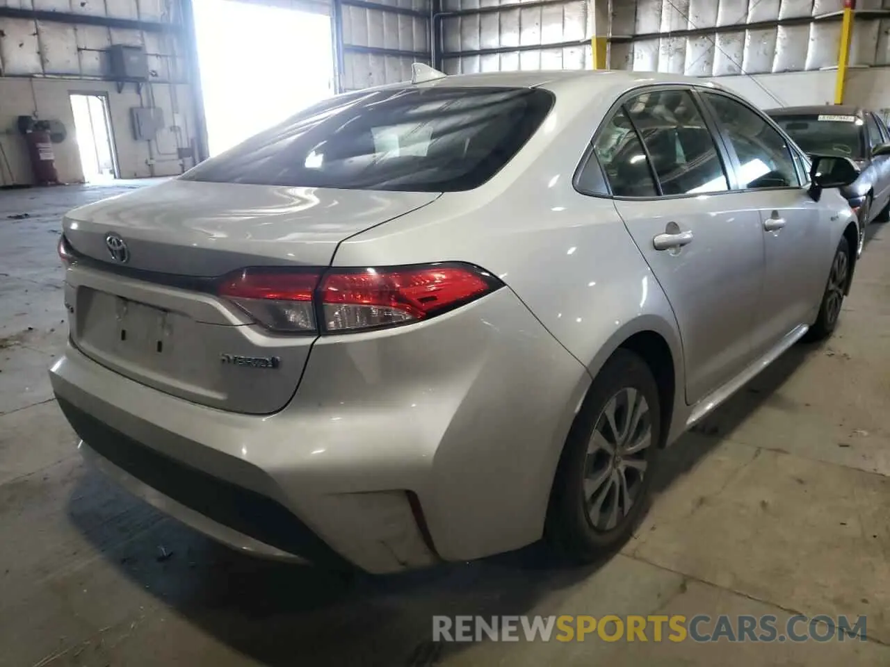 4 fotografías del automóvil dañado JTDEAMDE8MJ025339 TOYOTA COROLLA 2021