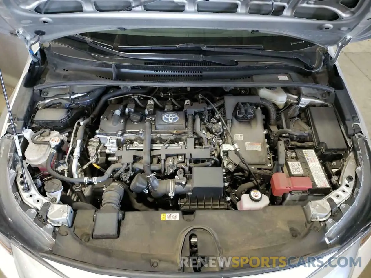 7 fotografías del automóvil dañado JTDEAMDE8MJ025339 TOYOTA COROLLA 2021