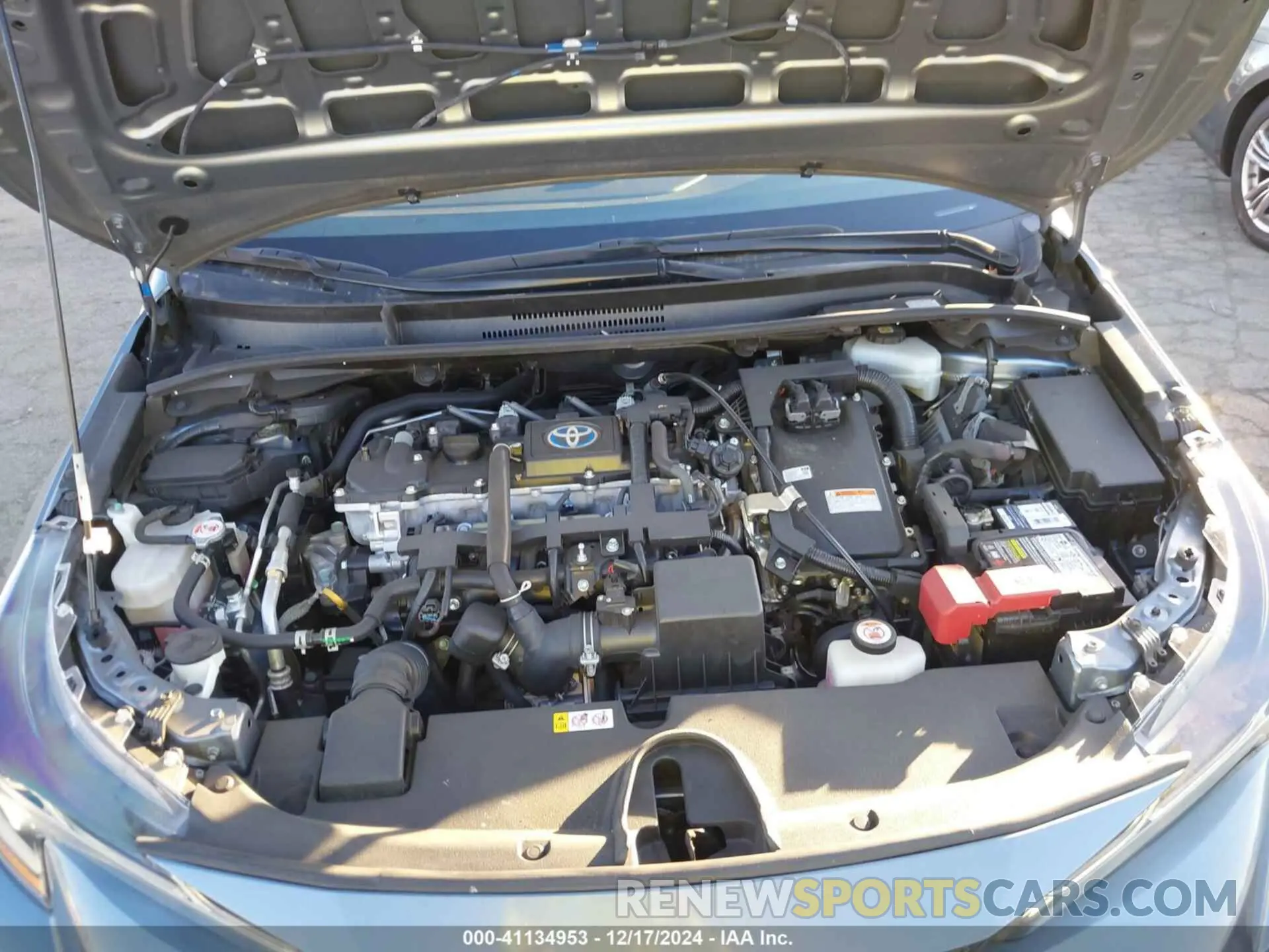 10 fotografías del automóvil dañado JTDEAMDE8MJ027723 TOYOTA COROLLA 2021