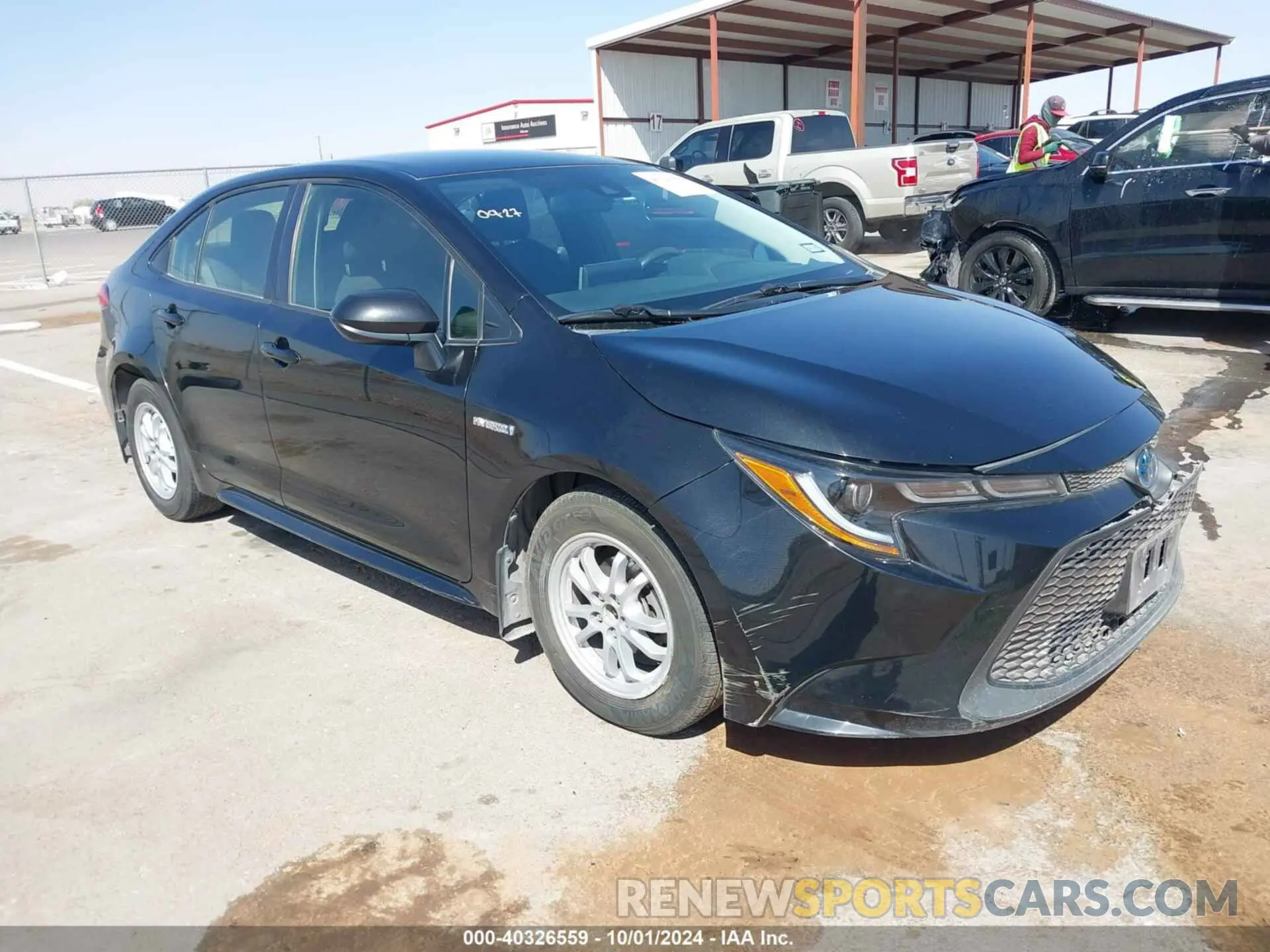 1 fotografías del automóvil dañado JTDEAMDE8MJ033411 TOYOTA COROLLA 2021