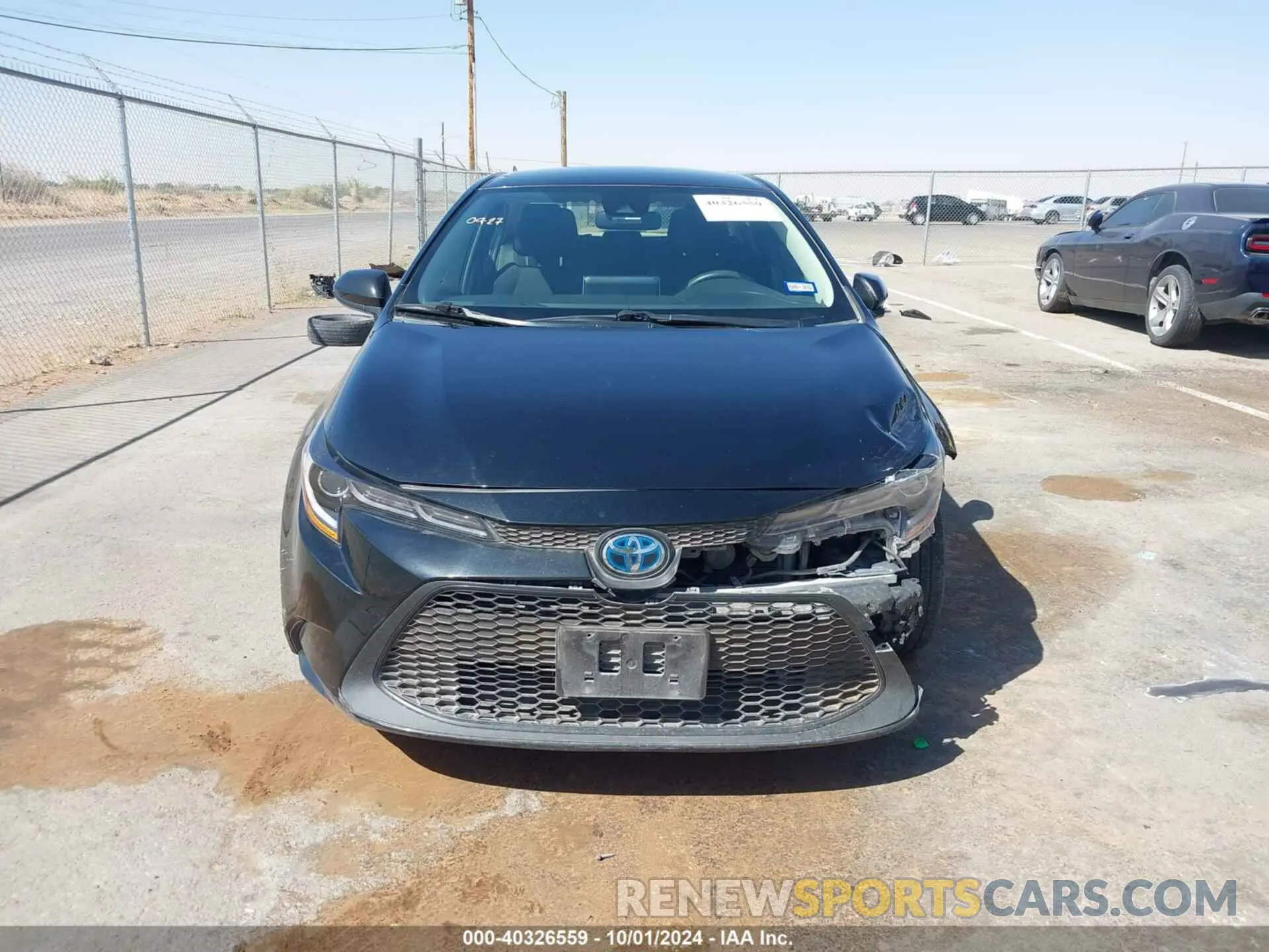 12 fotografías del automóvil dañado JTDEAMDE8MJ033411 TOYOTA COROLLA 2021