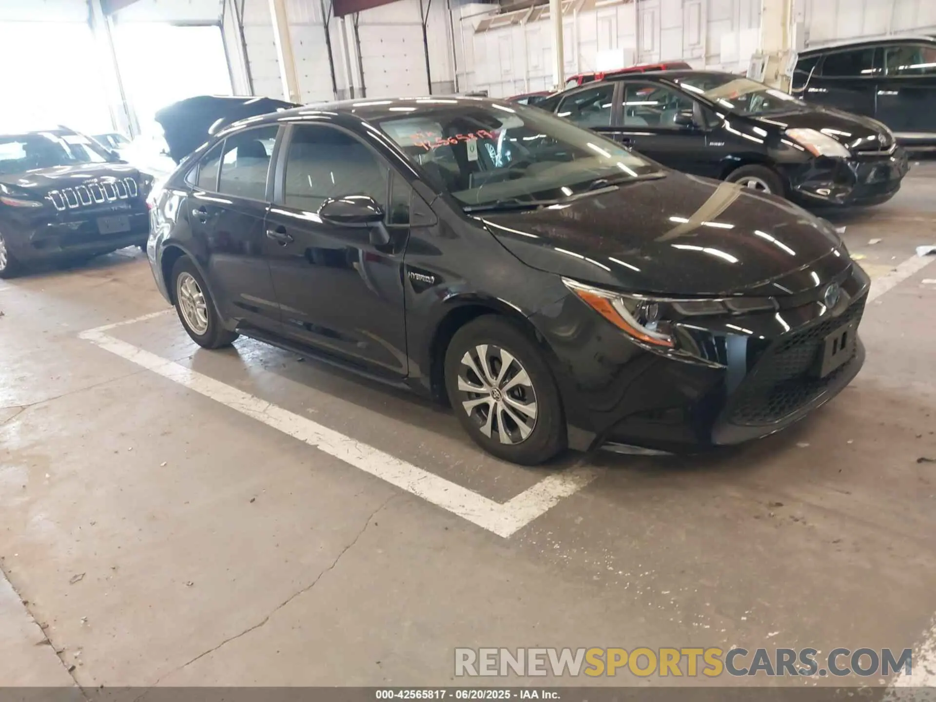1 fotografías del automóvil dañado JTDEAMDE9MJ000577 TOYOTA COROLLA 2021