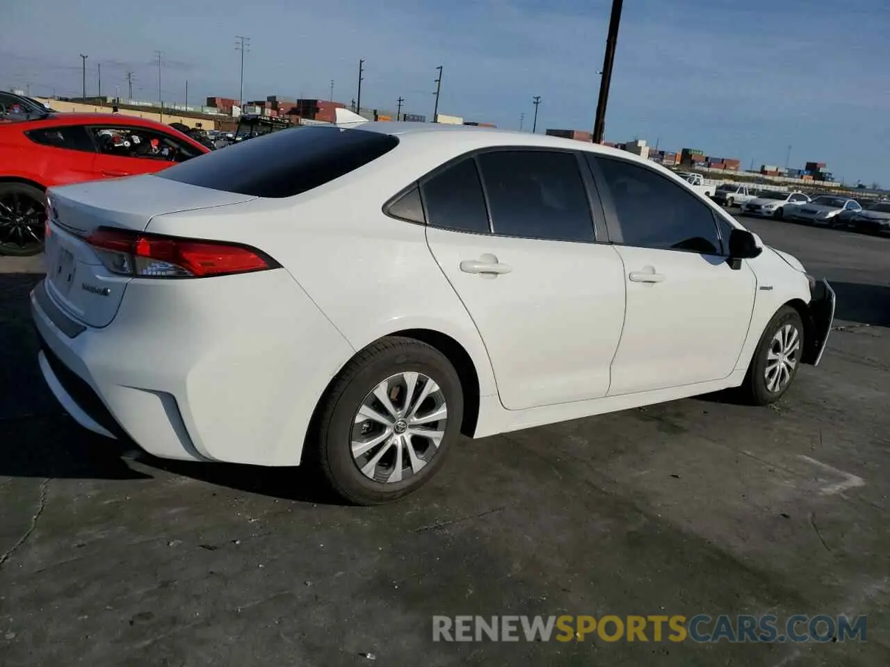 3 fotografías del automóvil dañado JTDEAMDE9MJ009747 TOYOTA COROLLA 2021