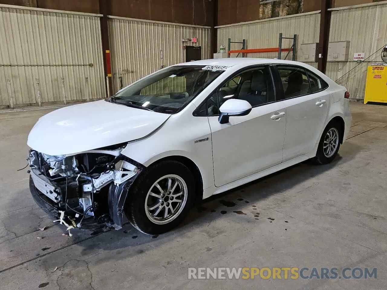 1 fotografías del automóvil dañado JTDEAMDE9MJ011238 TOYOTA COROLLA 2021