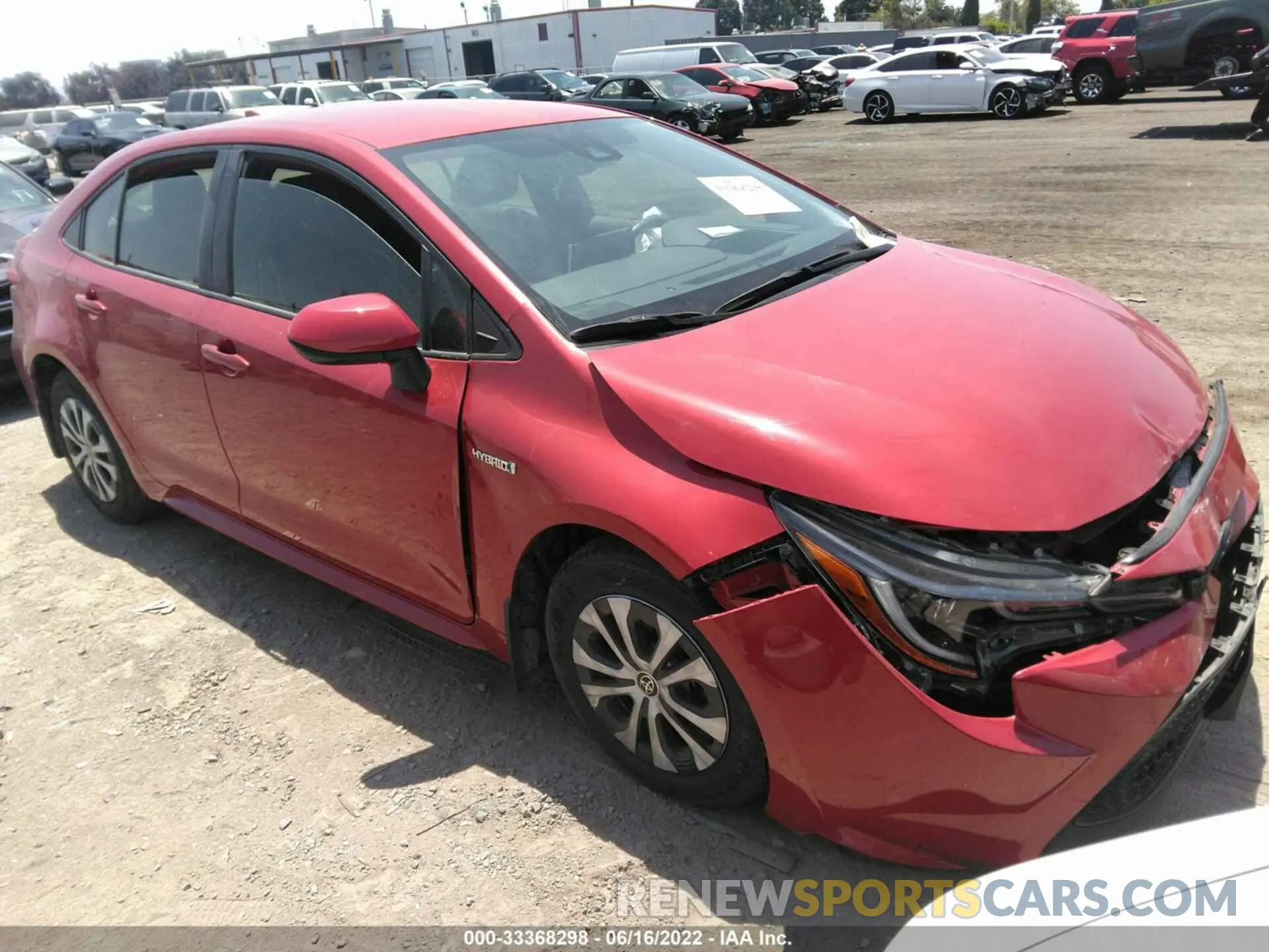 1 fotografías del automóvil dañado JTDEAMDE9MJ012051 TOYOTA COROLLA 2021