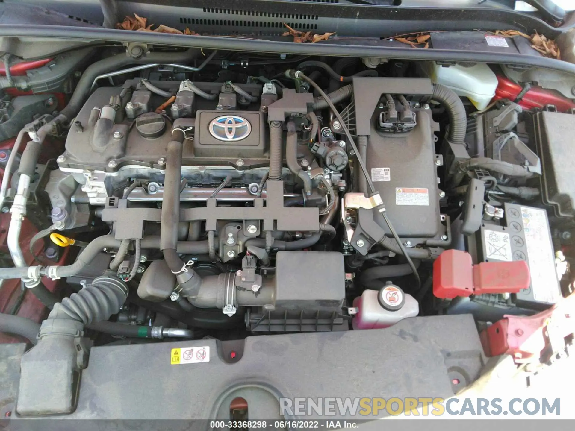 10 fotografías del automóvil dañado JTDEAMDE9MJ012051 TOYOTA COROLLA 2021