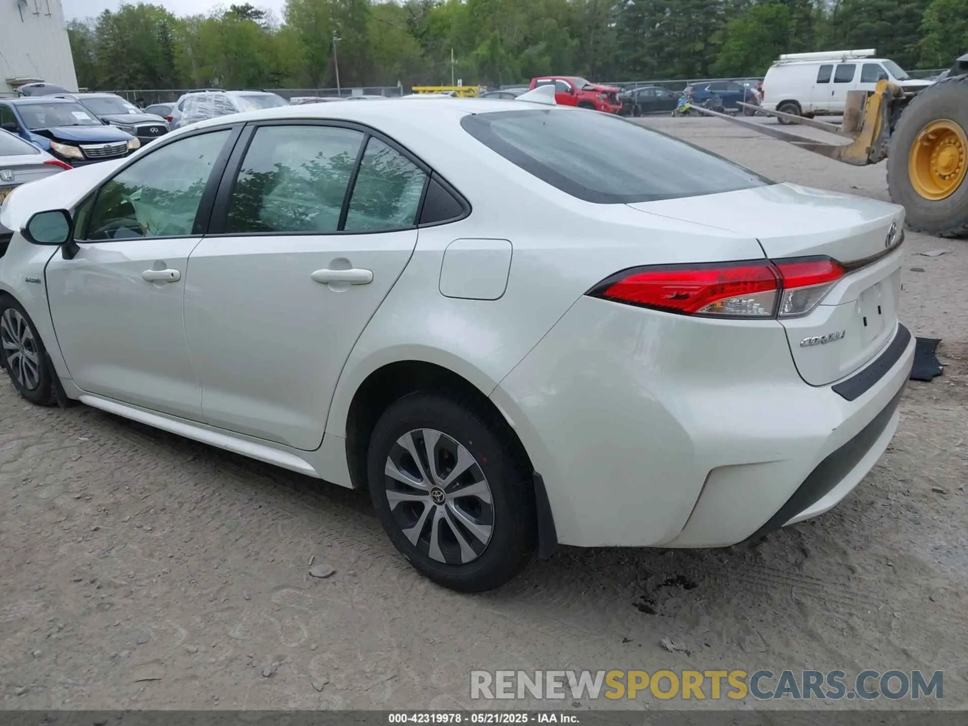 3 fotografías del automóvil dañado JTDEAMDE9MJ015046 TOYOTA COROLLA 2021