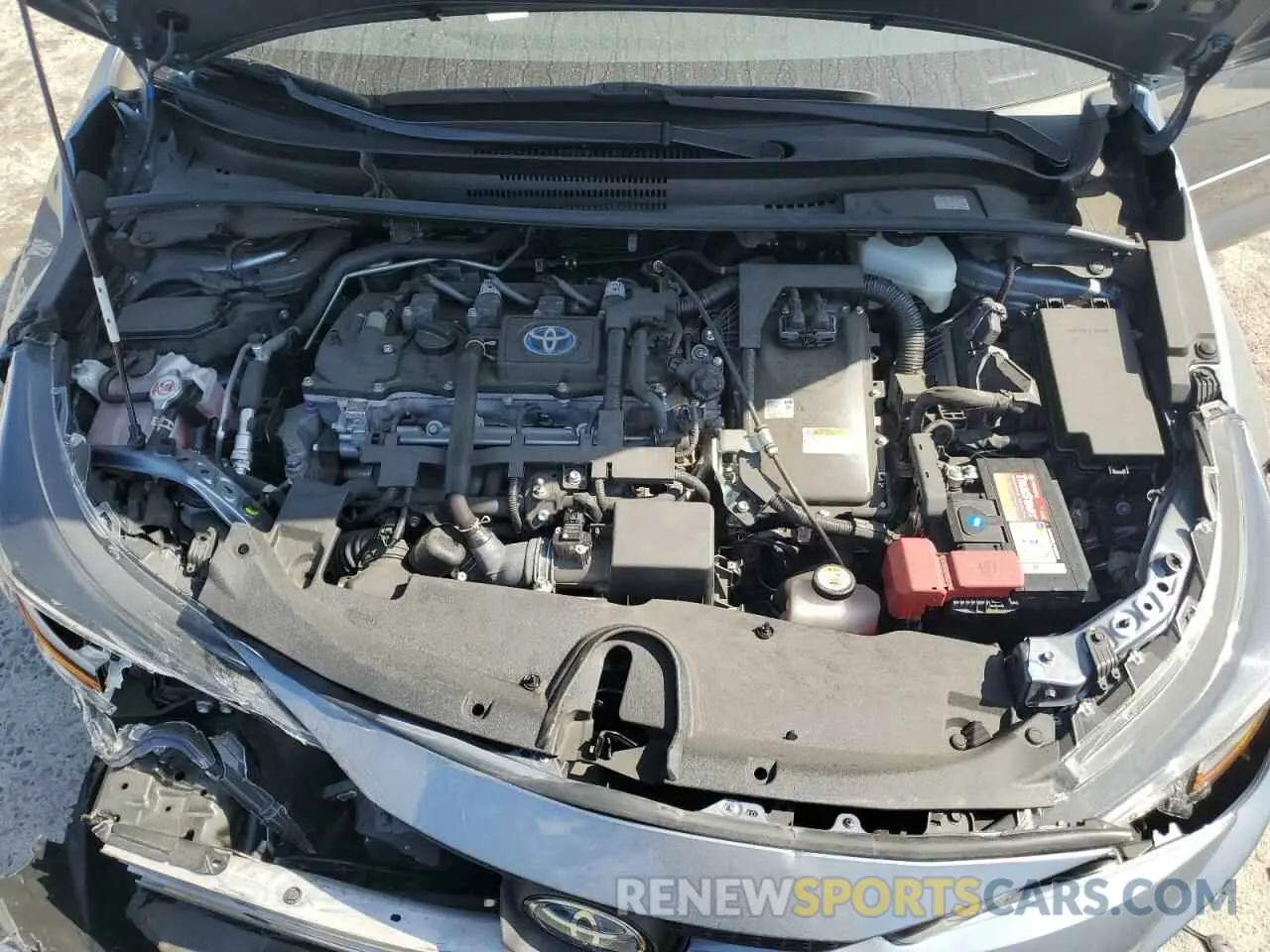 11 fotografías del automóvil dañado JTDEAMDE9MJ021672 TOYOTA COROLLA 2021