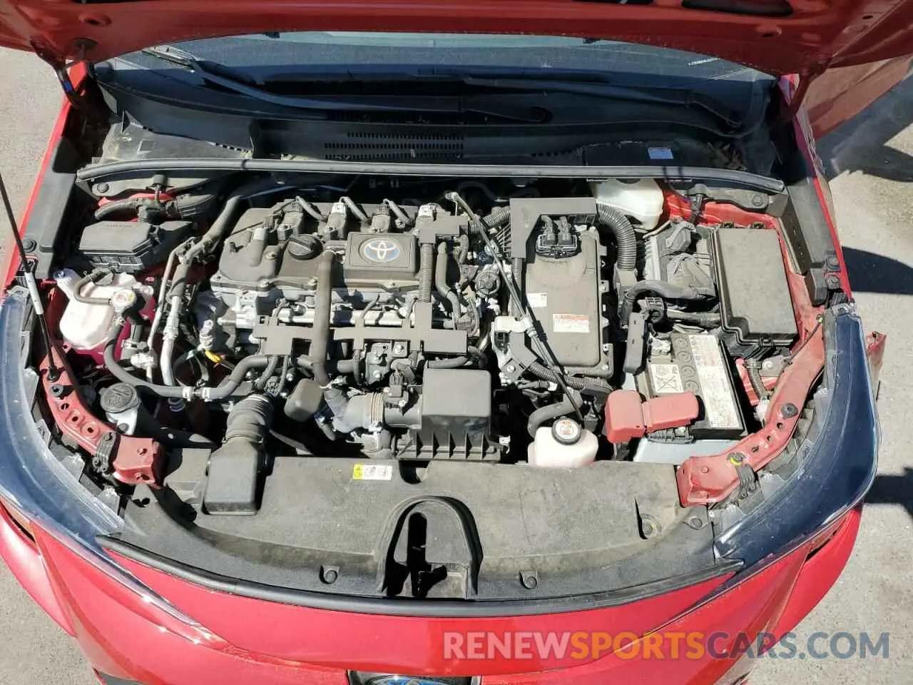 11 fotografías del automóvil dañado JTDEAMDE9MJ022210 TOYOTA COROLLA 2021