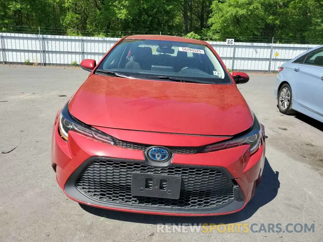 5 fotografías del automóvil dañado JTDEAMDE9MJ022210 TOYOTA COROLLA 2021