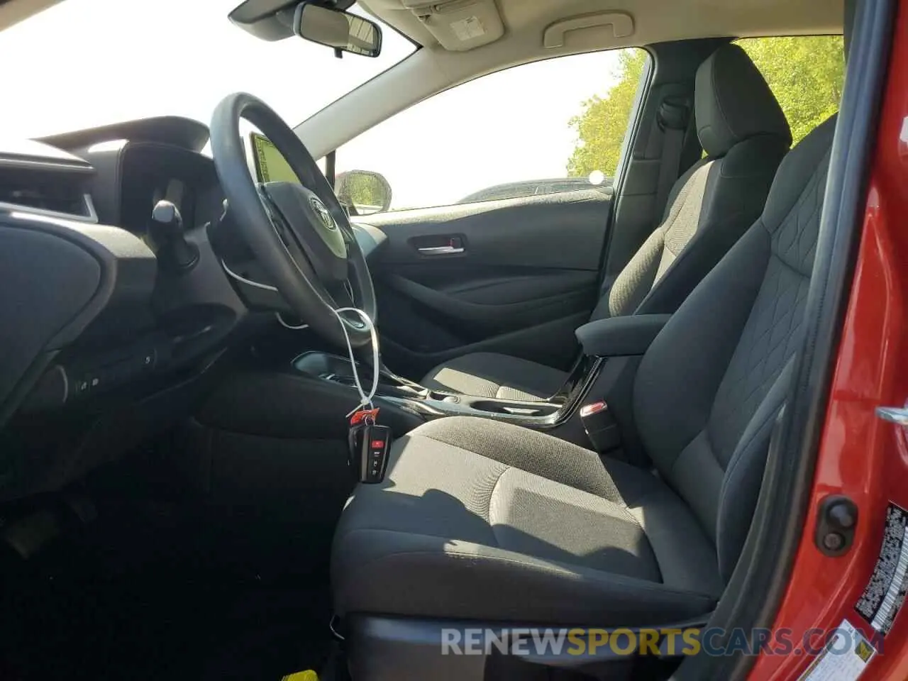 7 fotografías del automóvil dañado JTDEAMDE9MJ022210 TOYOTA COROLLA 2021