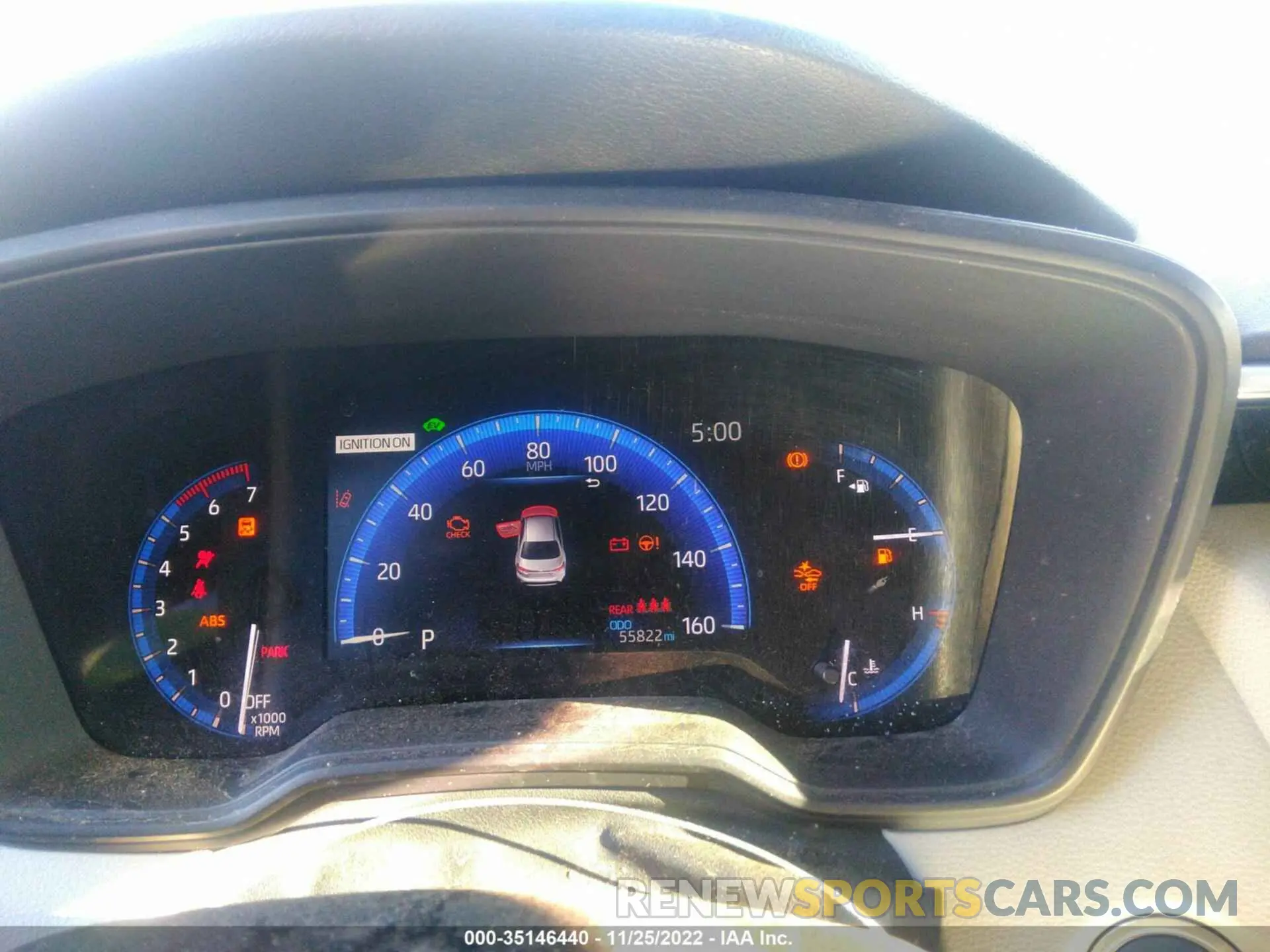 7 fotografías del automóvil dañado JTDEAMDE9MJ026435 TOYOTA COROLLA 2021