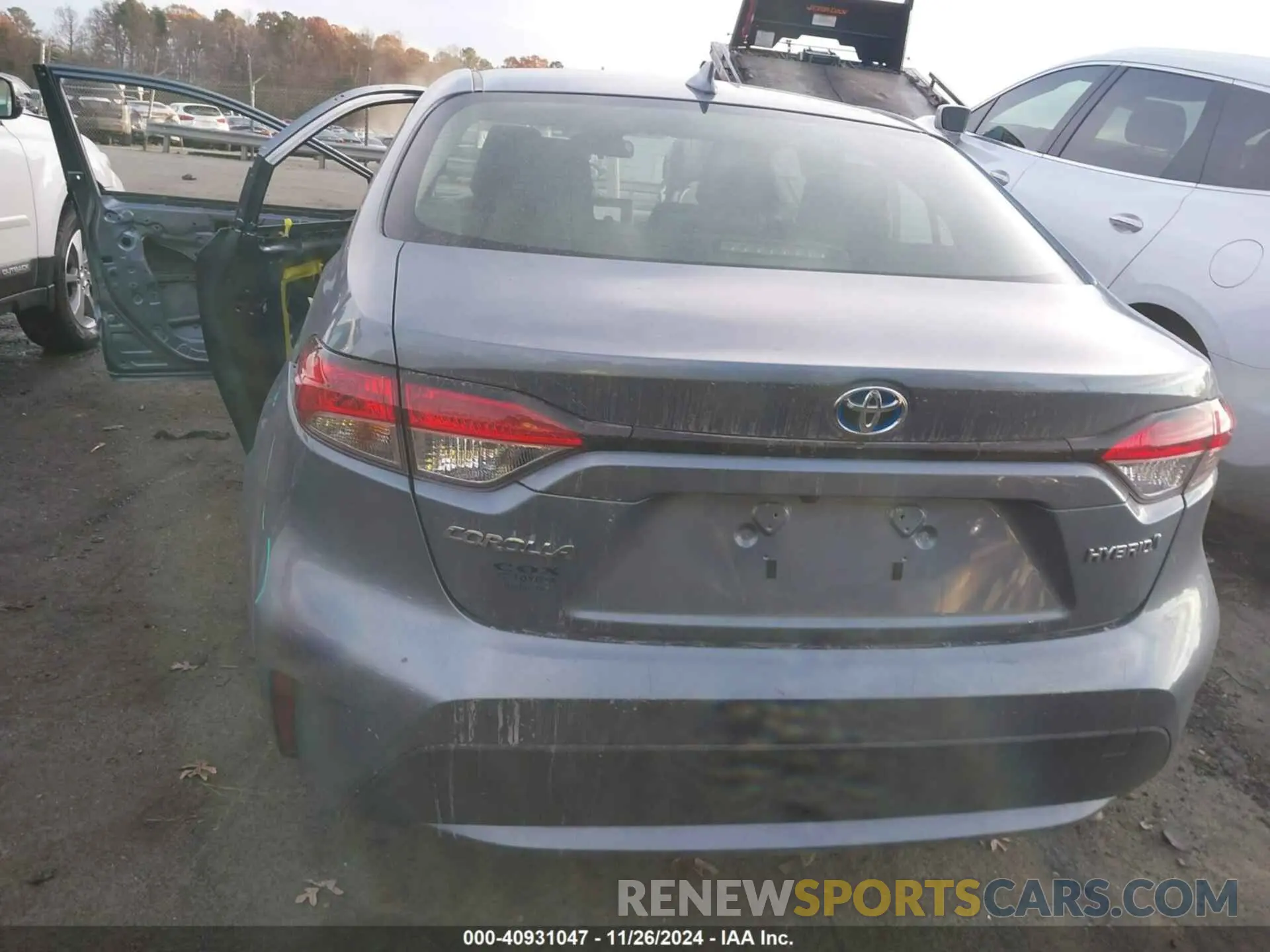 16 fotografías del automóvil dañado JTDEAMDE9MJ028086 TOYOTA COROLLA 2021