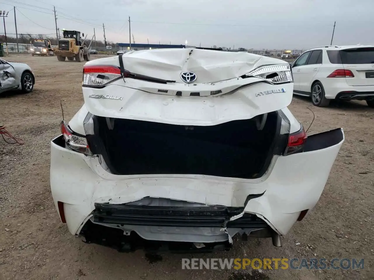 6 fotografías del automóvil dañado JTDEAMDE9MJ032686 TOYOTA COROLLA 2021