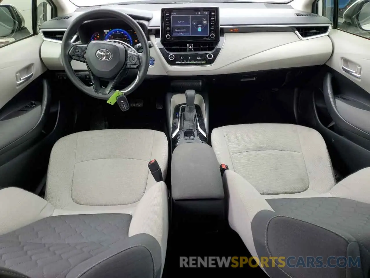 8 fotografías del automóvil dañado JTDEAMDE9MJ032686 TOYOTA COROLLA 2021