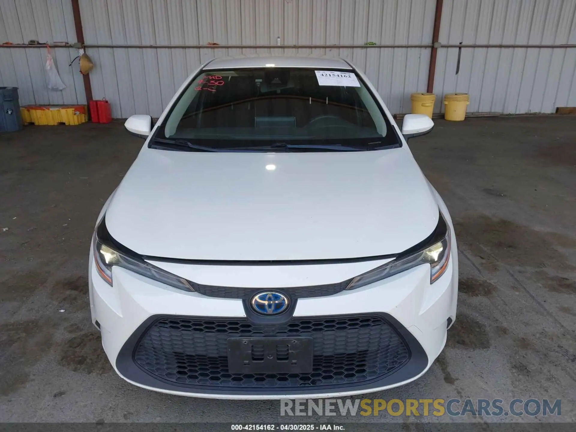 13 fotografías del automóvil dañado JTDEAMDEXMJ007022 TOYOTA COROLLA 2021